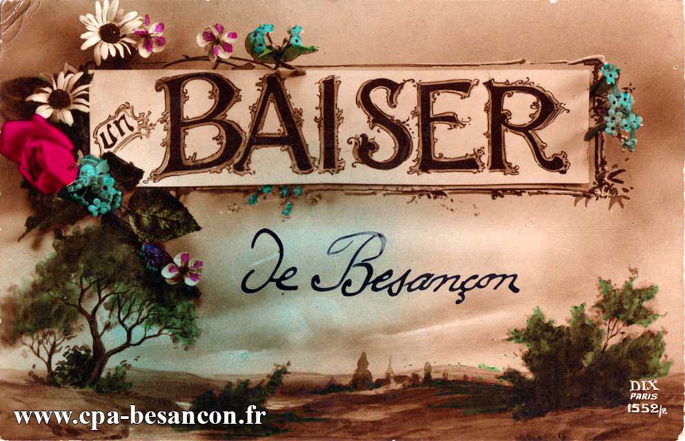 1552/2 - Un BAISER de Besançon